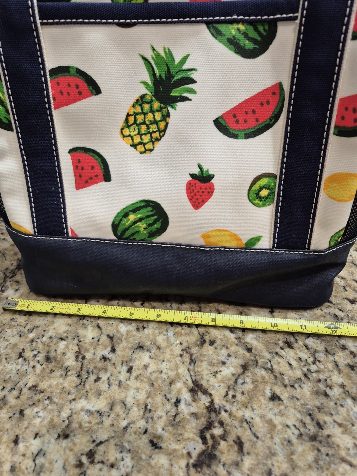 Lands' End Insulated Cooler Backpack Fruit Design