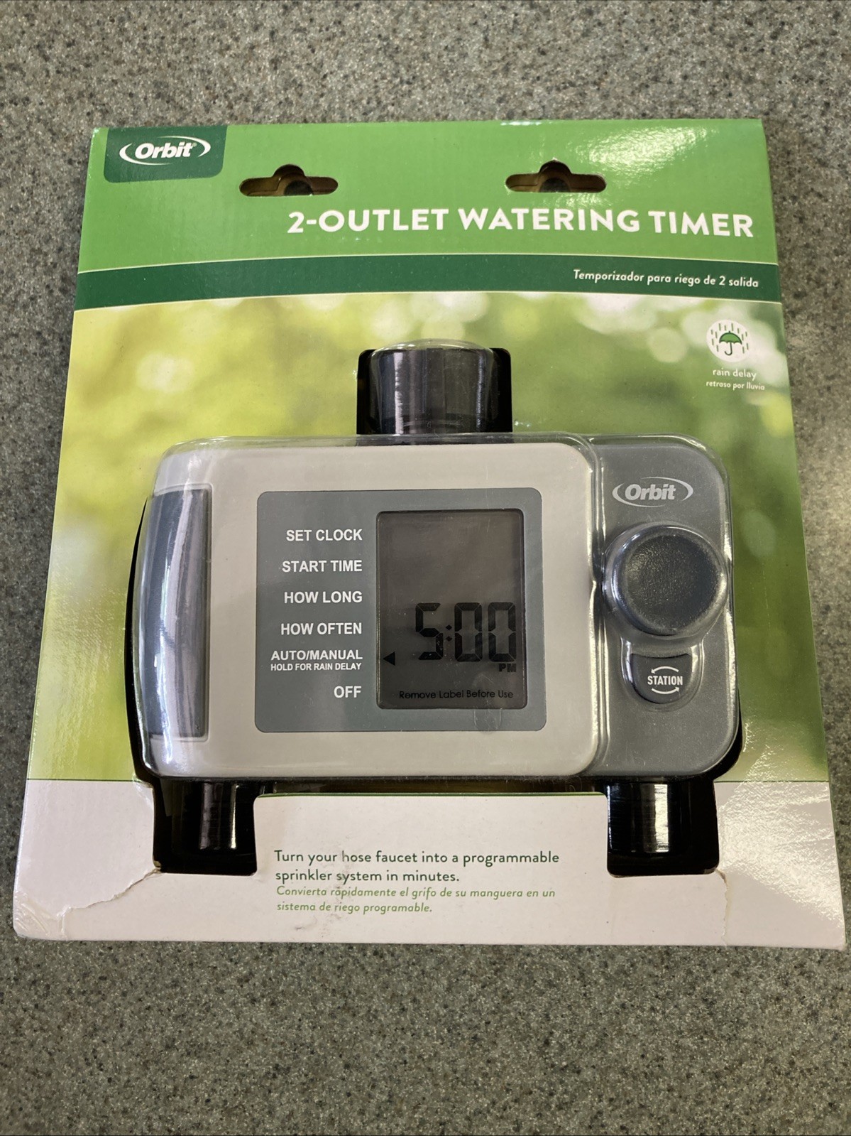 Orbit Programmable 2 Zone Sprinkler Timer 24621