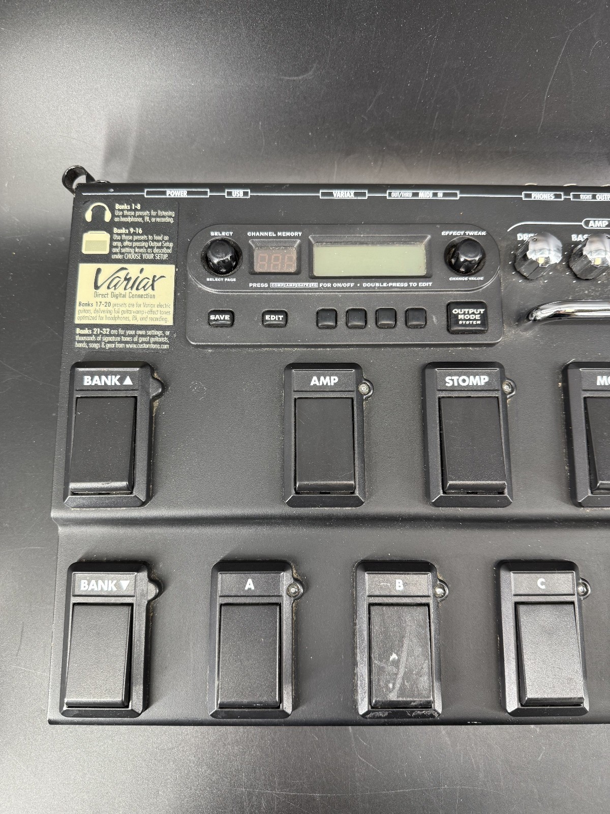 Line 6 POD XT Live Multi Effects Guitar Pedal Board Processor