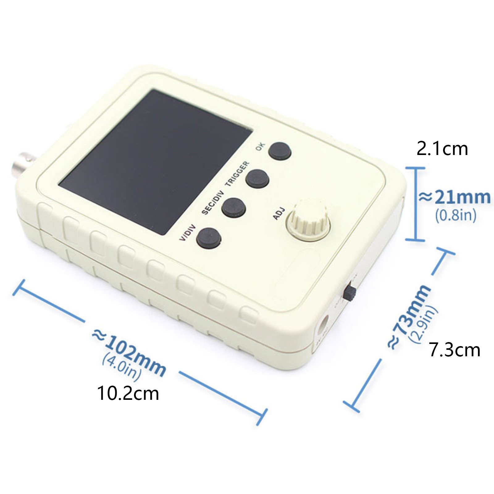 2.4" LCD Display DSO150 Digital Oscilloscope Assembled With Case Test Clip DIY E