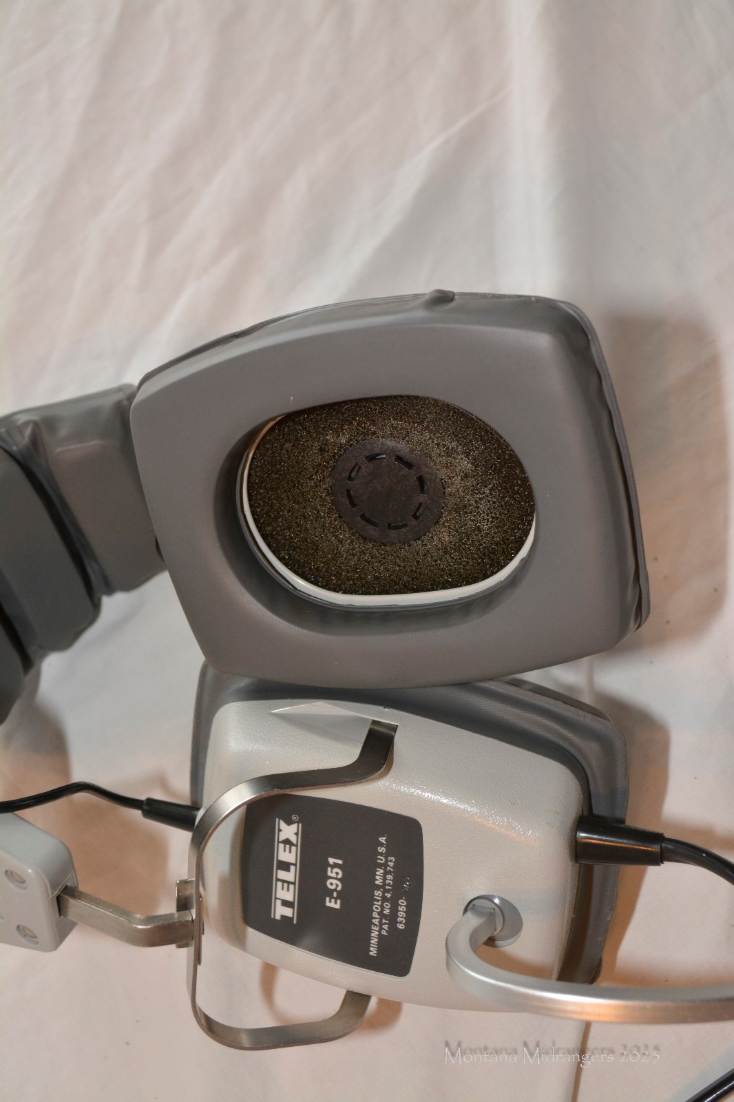 Telex E-951 Aviation Headsets Pair Dual Plug With Original Boxes And Paperwork
