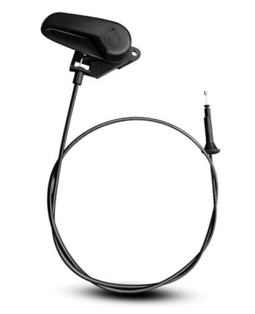 Hood Release Cable Pull Handle Assembly with Latch Bracket Fit for Ford Fusion