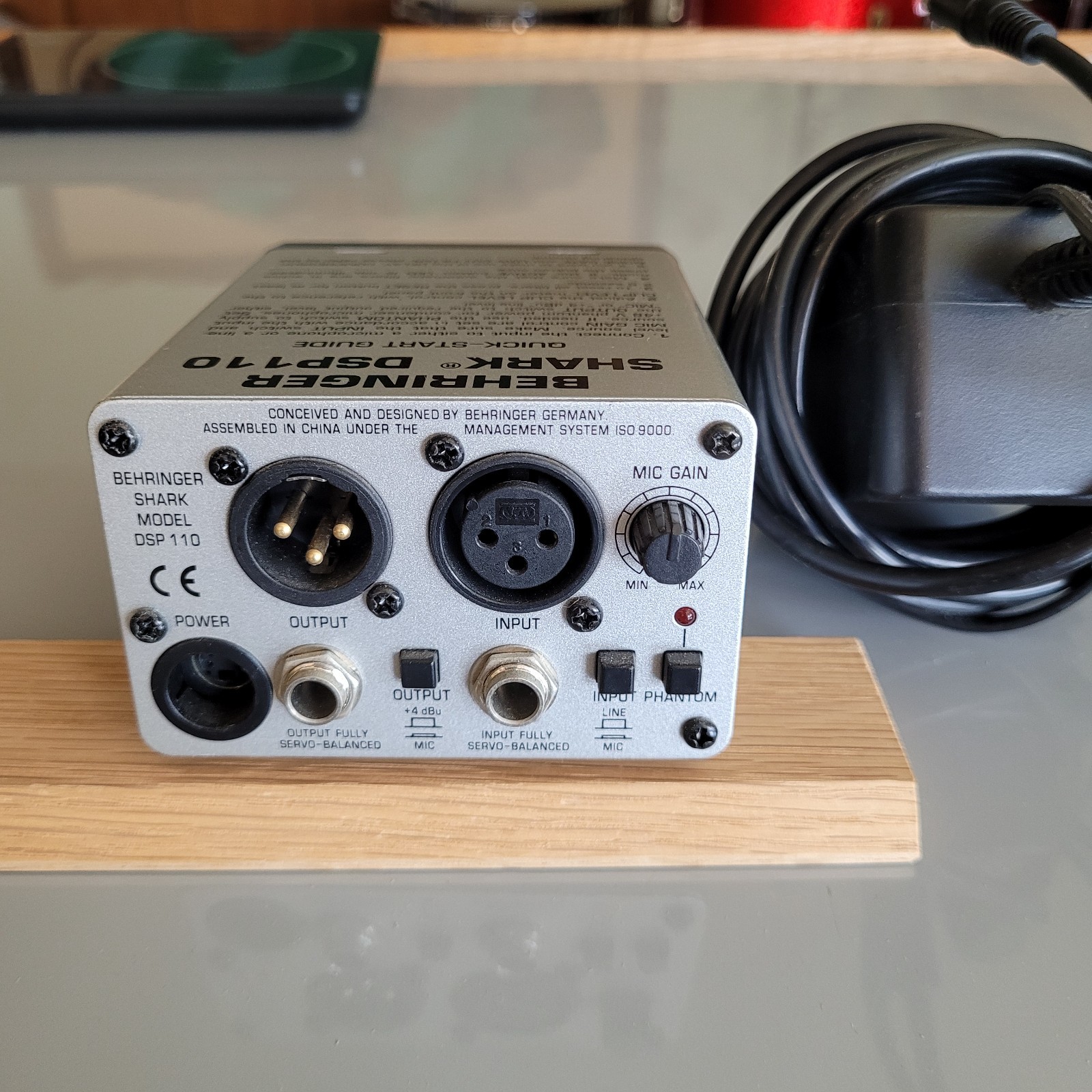 Behringer SHARK DSP110 with Power Supply