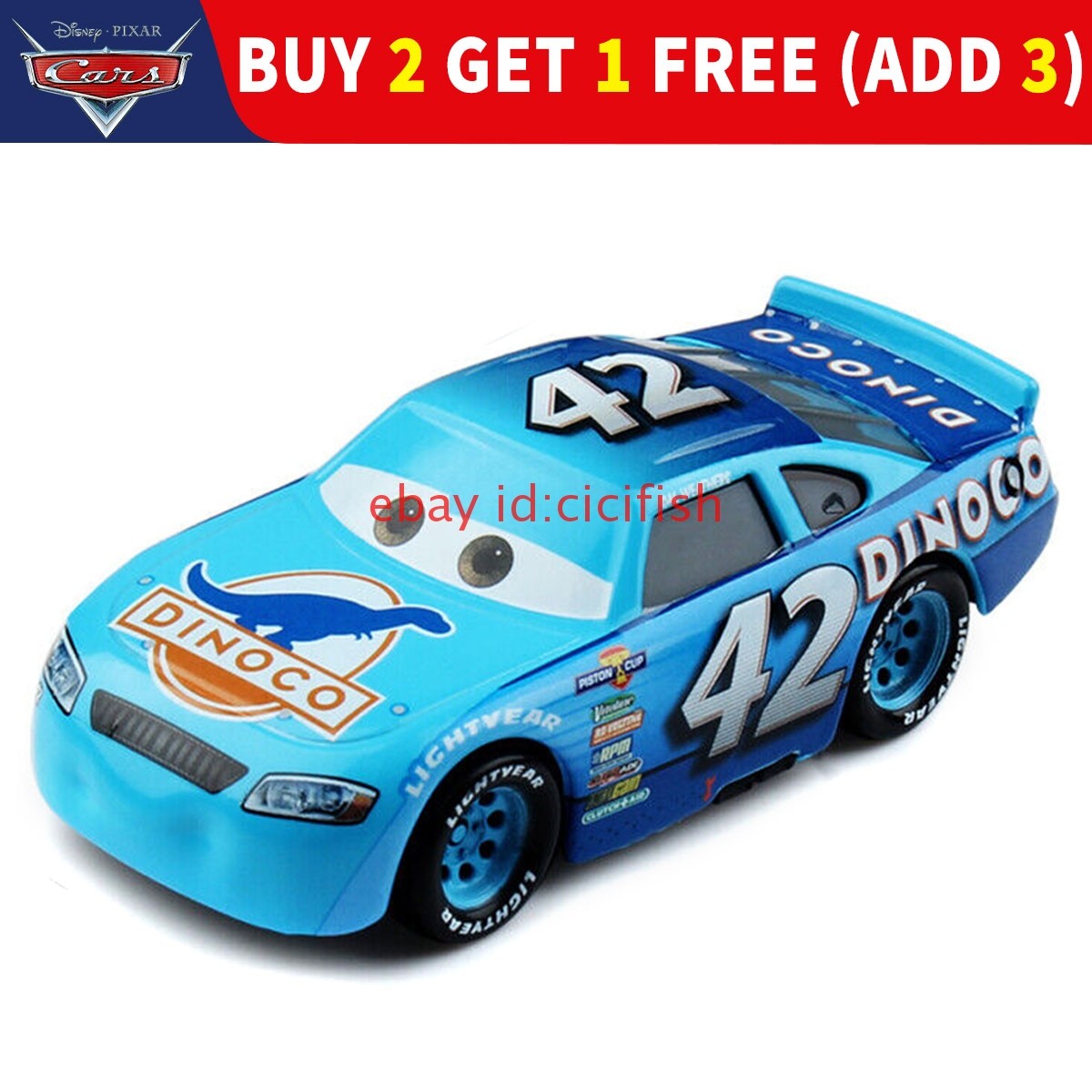 Mattel Disney Pixar Cars 3 No.42 Cal Weathers Diecast Model Car Toy Boy Gift