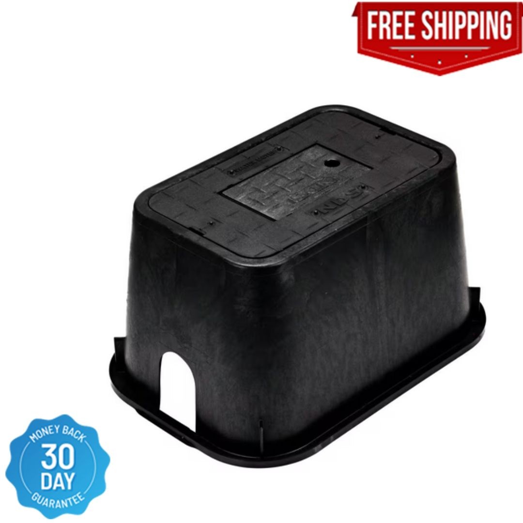 Meter Box Plastic DropIn Meter Reader Cover Water Irrigation Valve Housing Black