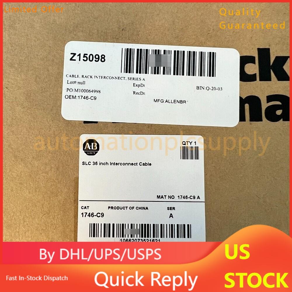 AB 1746-C9 SLC 36 Inch Interconnect Cable New Sealed Fast Shipping 1PCS