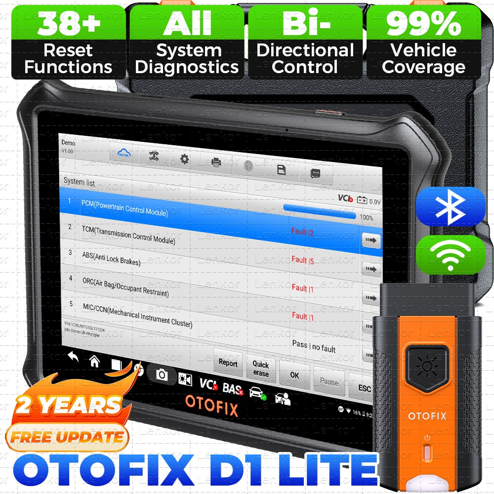 2025 OTOFIX D1 Lite Bidirectional Full System Diagnostic Tool Key Coding Scanner