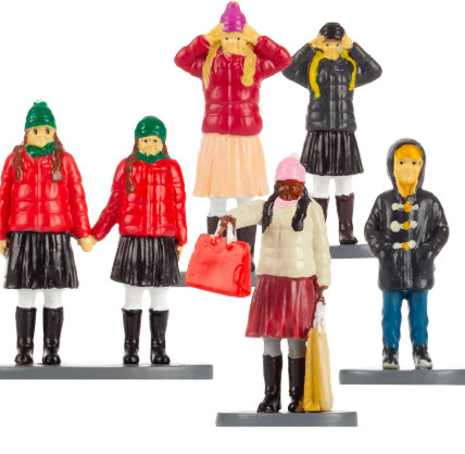 Lionel 2130120 O Window Shopping Children Figures (Set of 6)