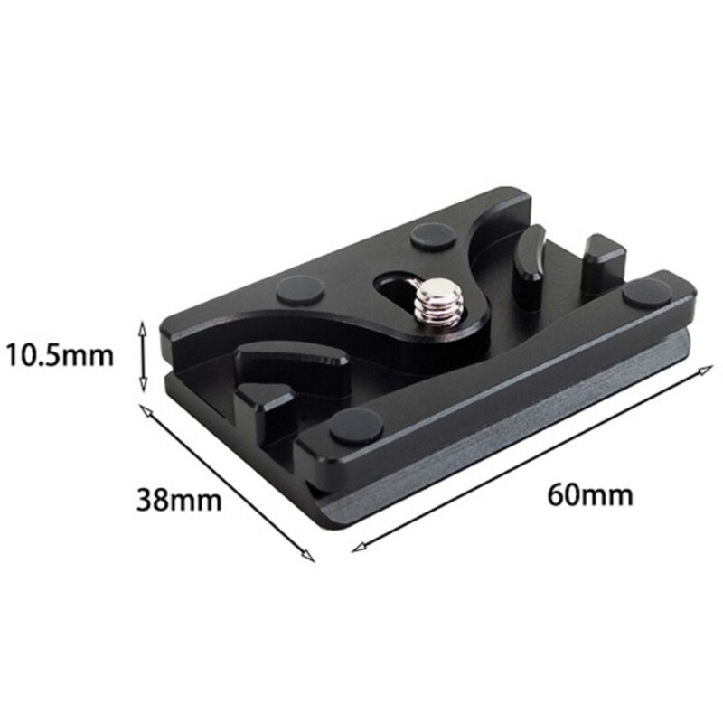 Camera Arca Tether Cable Clamp Block Plate Clip for 3.5mm-7mm Diameter Wire