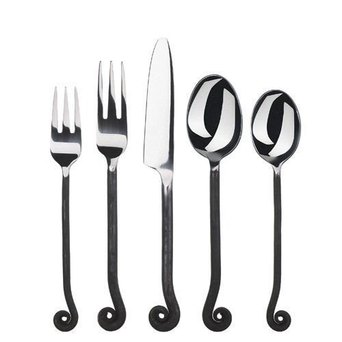 Gourmet Settings (GS) Treble Clef Stainless 20pc Flatware Set (Service for Four)