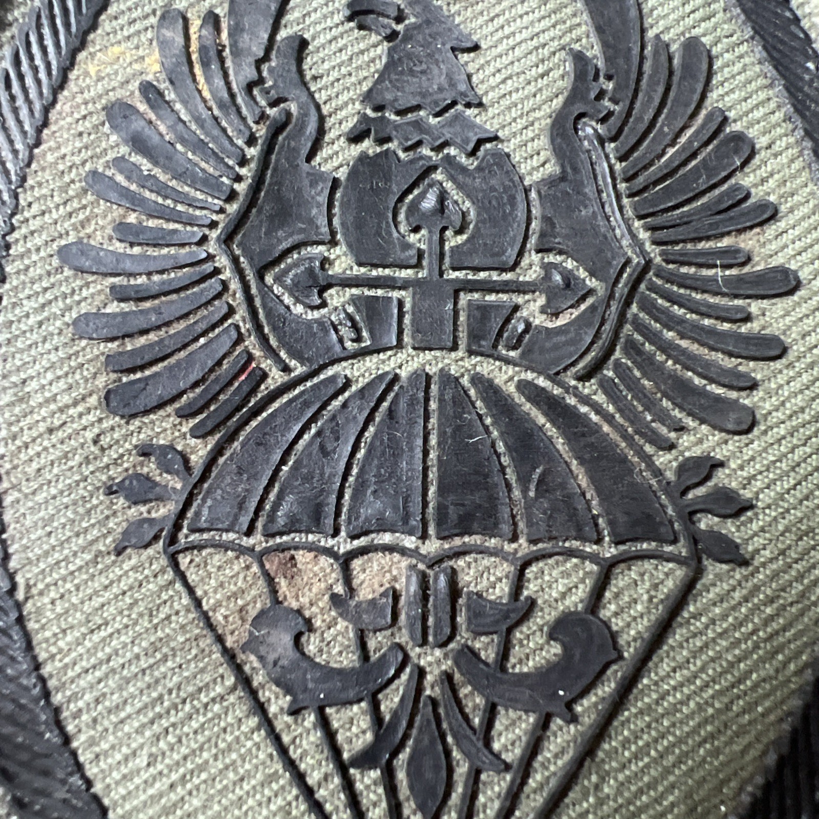 Spanish Army BRIPAC Paratrooper Subdued Field Uniform Patch Rubberized