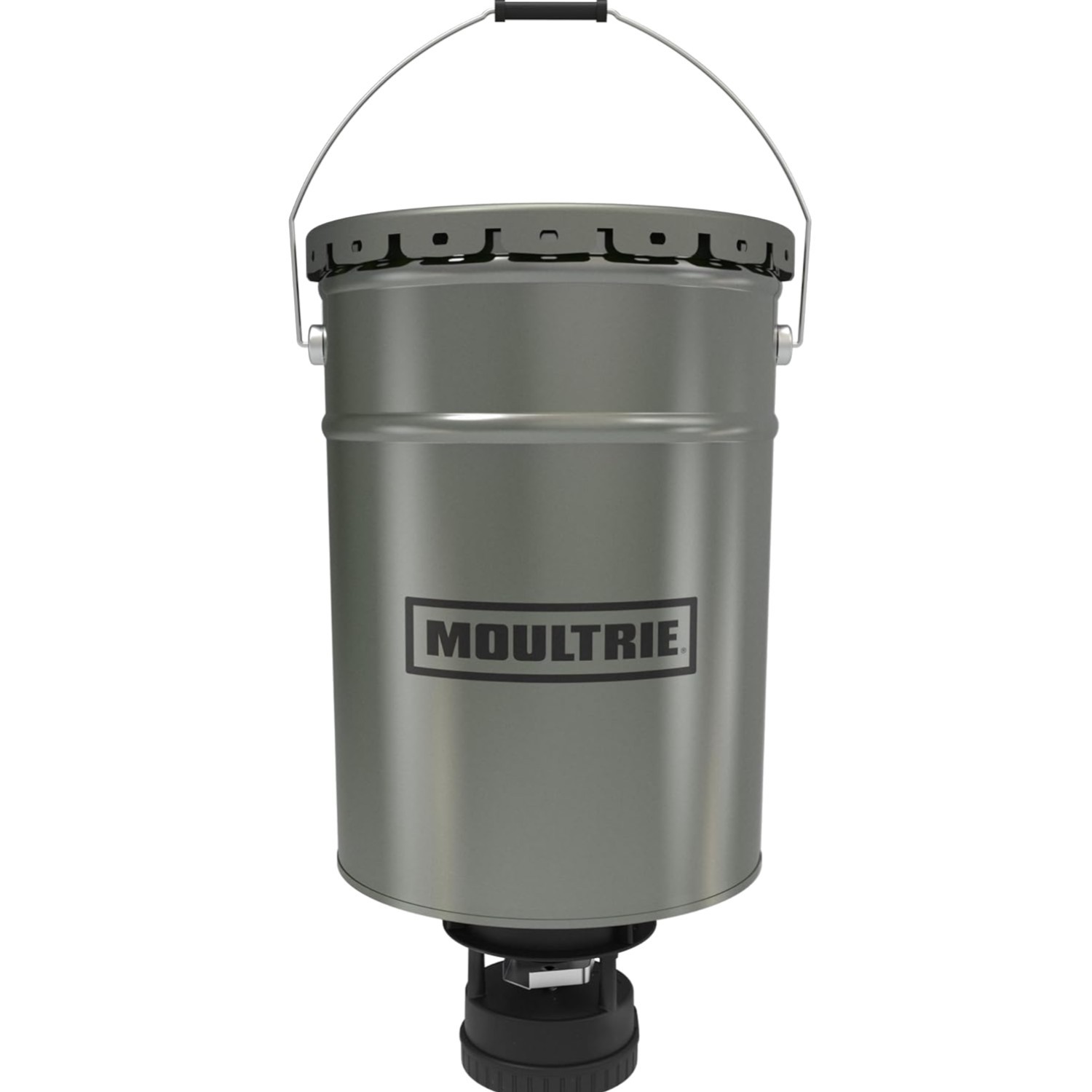 Durable 40 lb Metal Hopper Deer Feeder - Bluetooth Control & Weatherproof Design