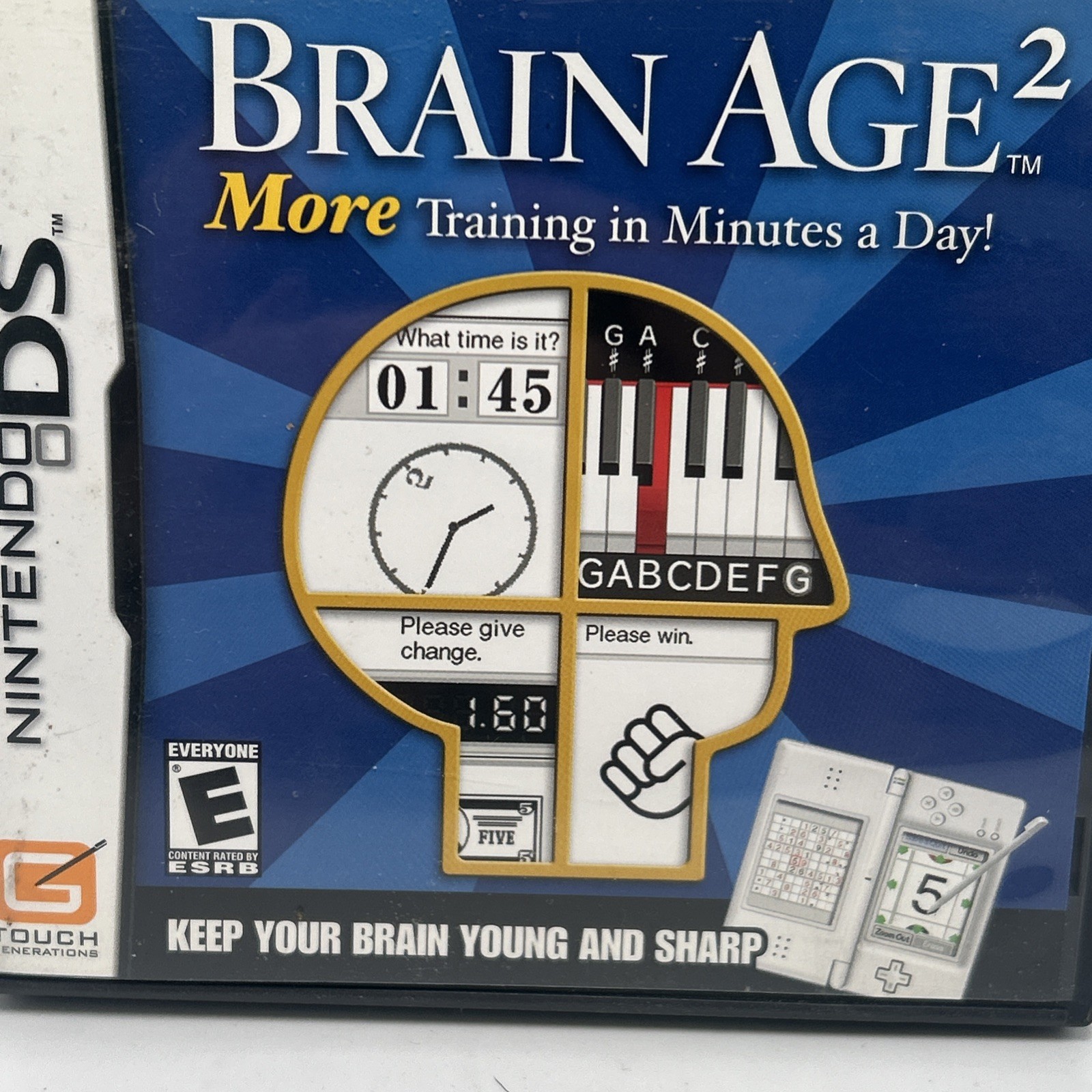 Nintendo DS Empty Game Cases Glory If Heracles Brain Age 2 No Games