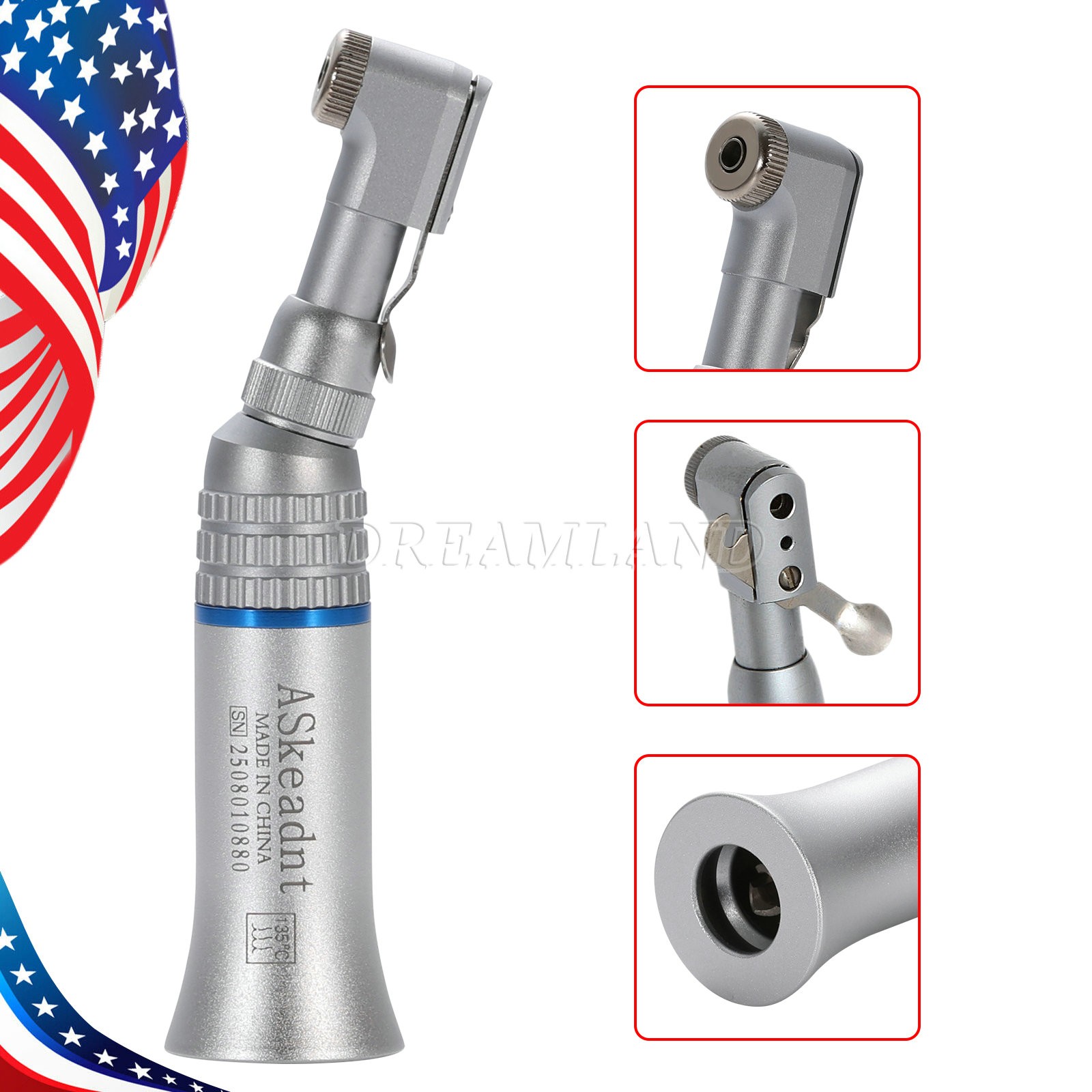 NSK Style Dental Slow Low Speed Handpiece Contra Angle E-TYPE ASKEADNT