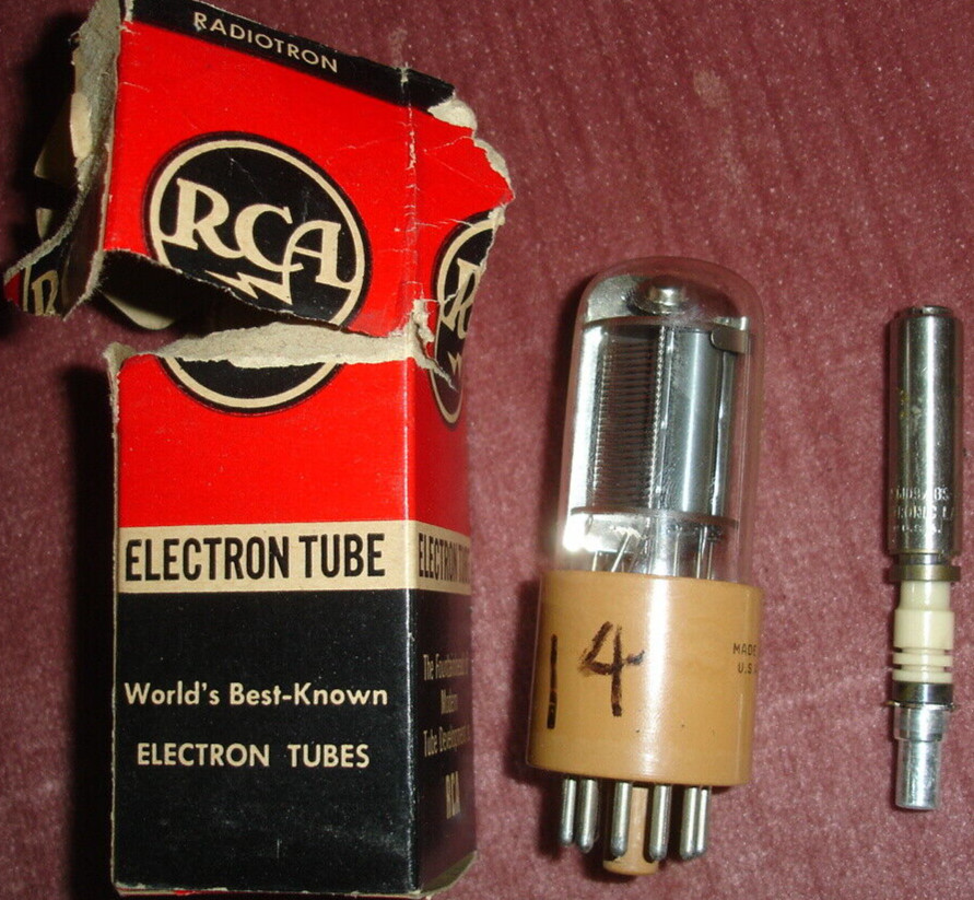 Scintillator USN CBON 6109 BS404 High Volt Regulator + RCA Electron cathode Tube