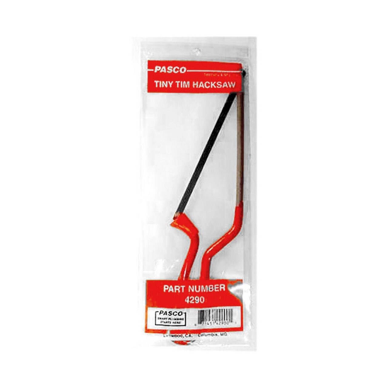 Pasco 4290 Tiny Tim Hacksaw Red, Black