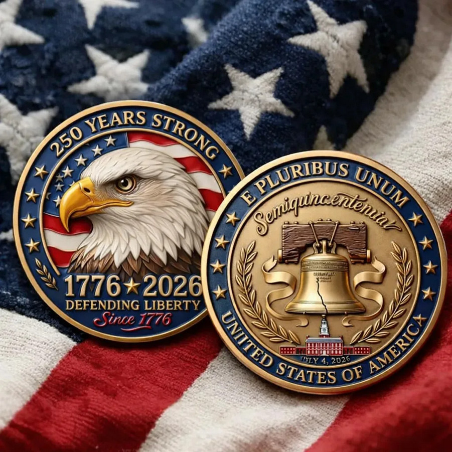 United States 250 Anniversary Challenge Coin Commemorative US 1-pc al