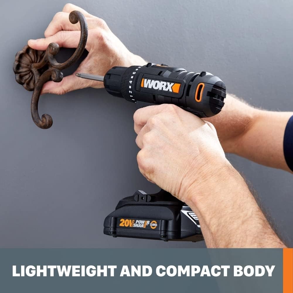84pc 20V Cordless Drill Driver Variable 2-Speed, 265 In-Lbs Torque, Lightweight