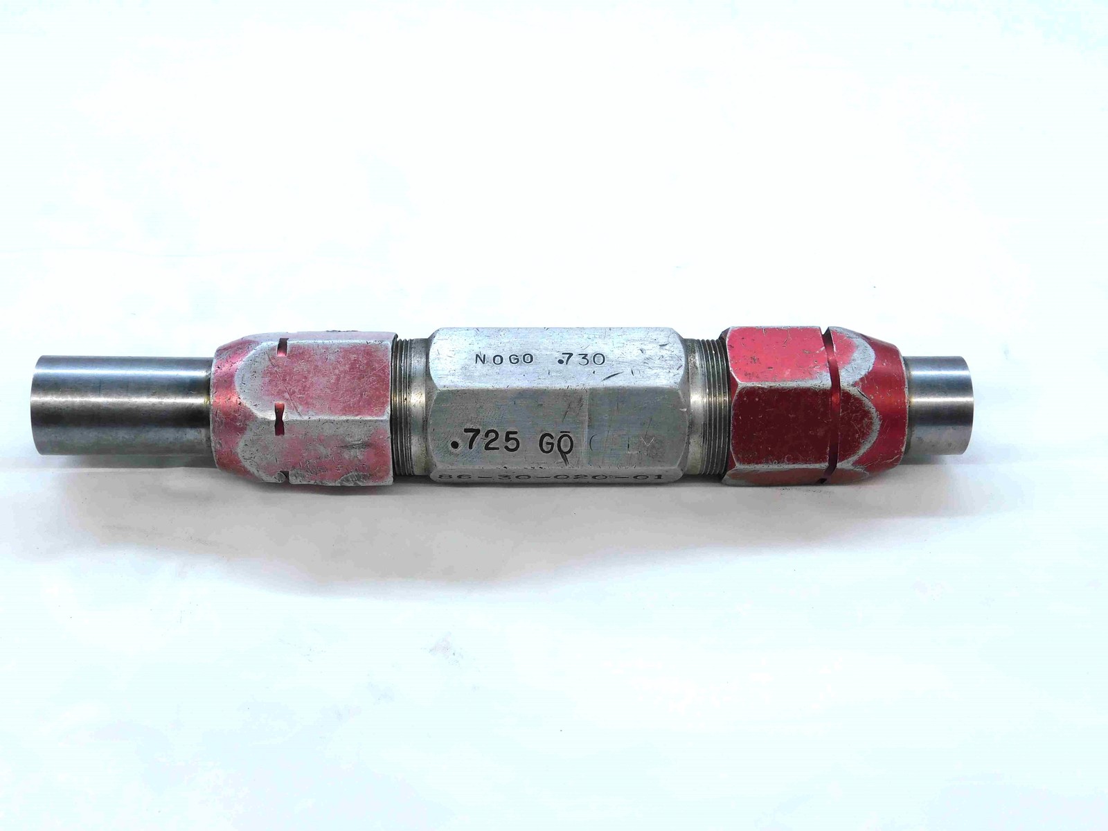 .7250 & .7300 PIN PLUG GAGE GO NO GO .7188 +.0062 23/32 18.415 mm .725 .730