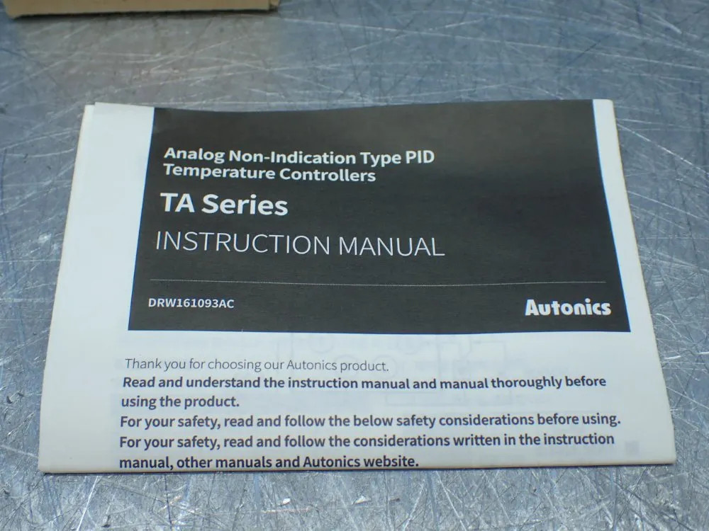 AUTONICS TEMPERATURE CONTROLLER TAS-B4SK4F