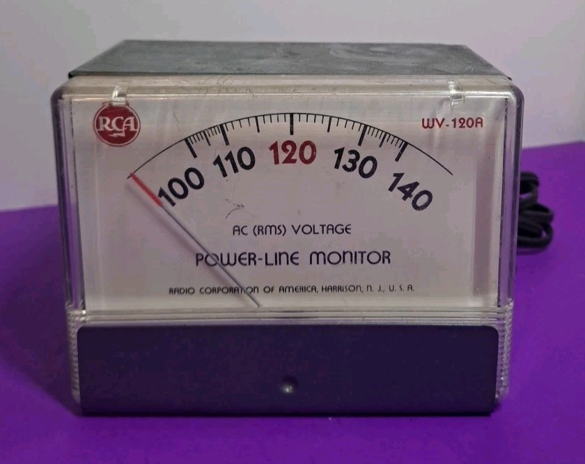 RCA WV-120A AC Voltage POWER- LINE MONITOR