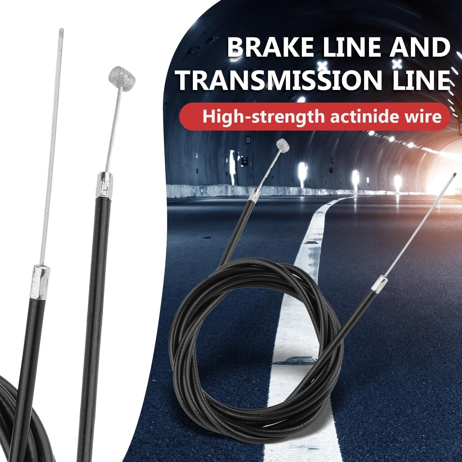 Brake Cable Line Replacemnt Compatible with M4 / M4 Pro Electric ScooterColor: