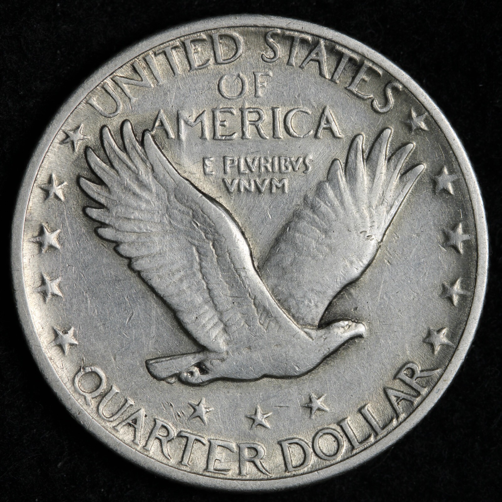 1918-S Standing Liberty Silver Quarter XF+ E245 WSBM