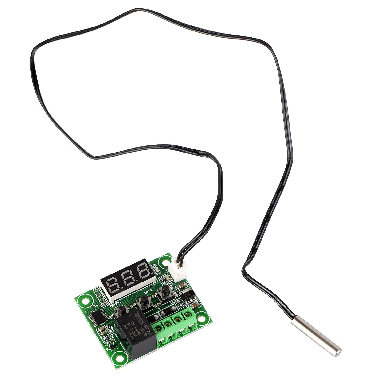 W1209 Temperature Controller Module Red LED Heating Cooling Sensor Switch Board