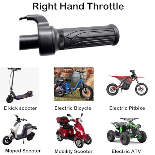 Electric Bike Full Twist Throttle, Electric Scooter 3 Pin waterproof plug