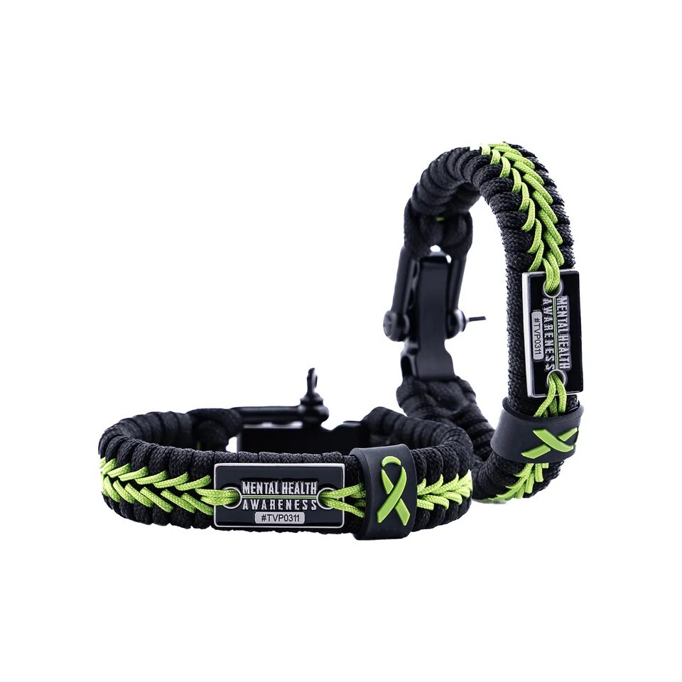 Mental Health Awareness Paracord Bracelet