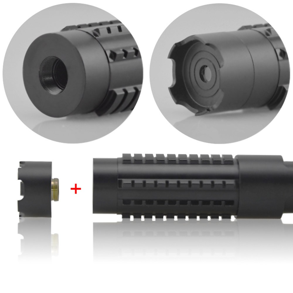 LMX6G Adjustable Focus GR Laser Pointer 520nm Visible Beam Light Charger+Case