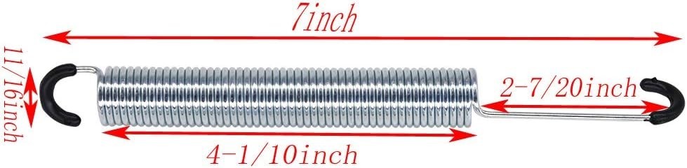 7 inch Recliner Sofa Chair Mechanism Tension Springs Replacement (Pack of 2)