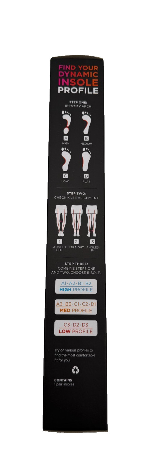 NEW! Currex SupportSTP Insoles Low Profile Size S & XL