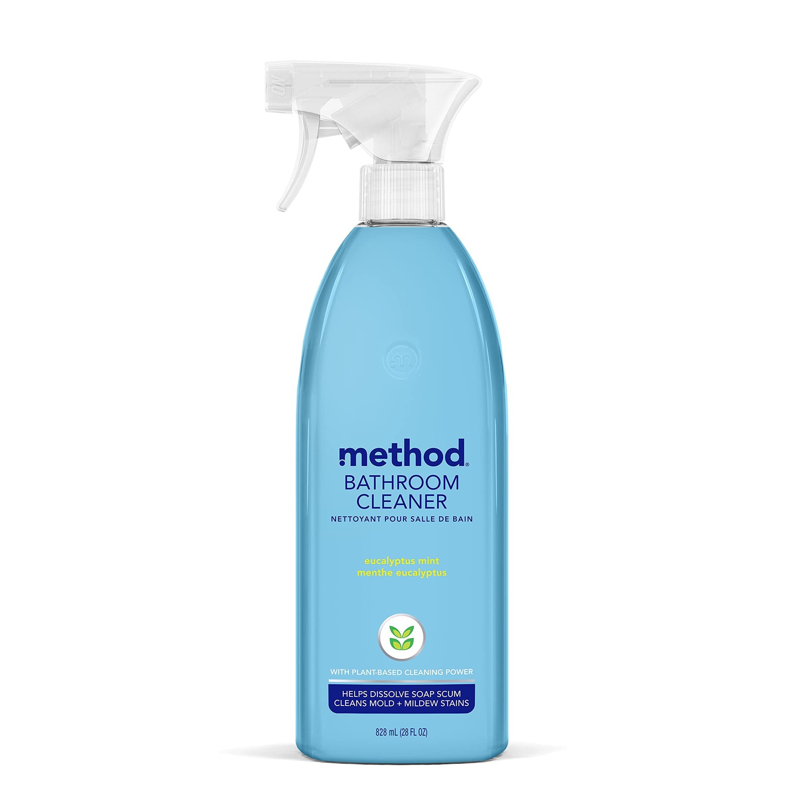 Method Bathroom Cleaner, Removes Mold + 28 Fl Oz (Pack of 1), Eucalyptus Mint