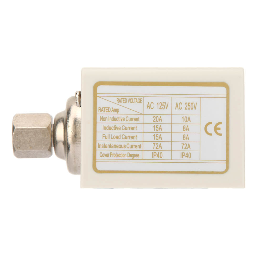 G1/4Female Pressure Control Switch Water Pump Pressure Controller