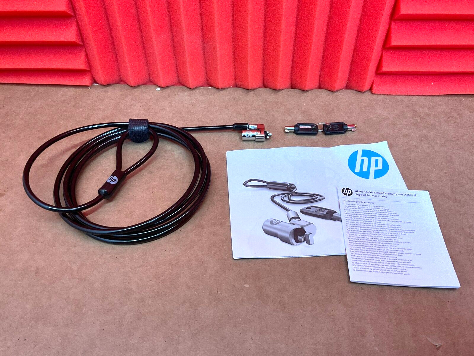 HP Keyed Cable Lock ZBook 10mm 15 17 T1A62AA ✅❤️️✅❤️️ New!