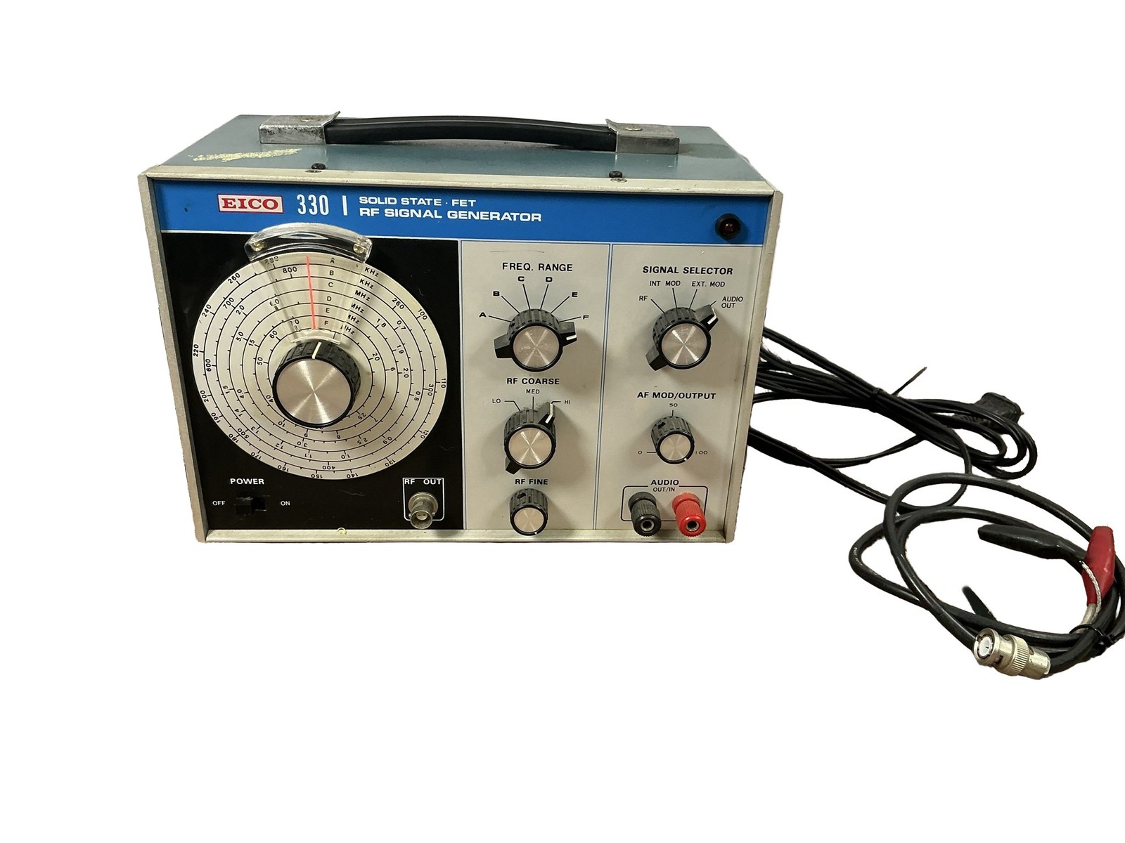 EICO Solid State FET RF Signal Generator 330 Vintage Test Equipment