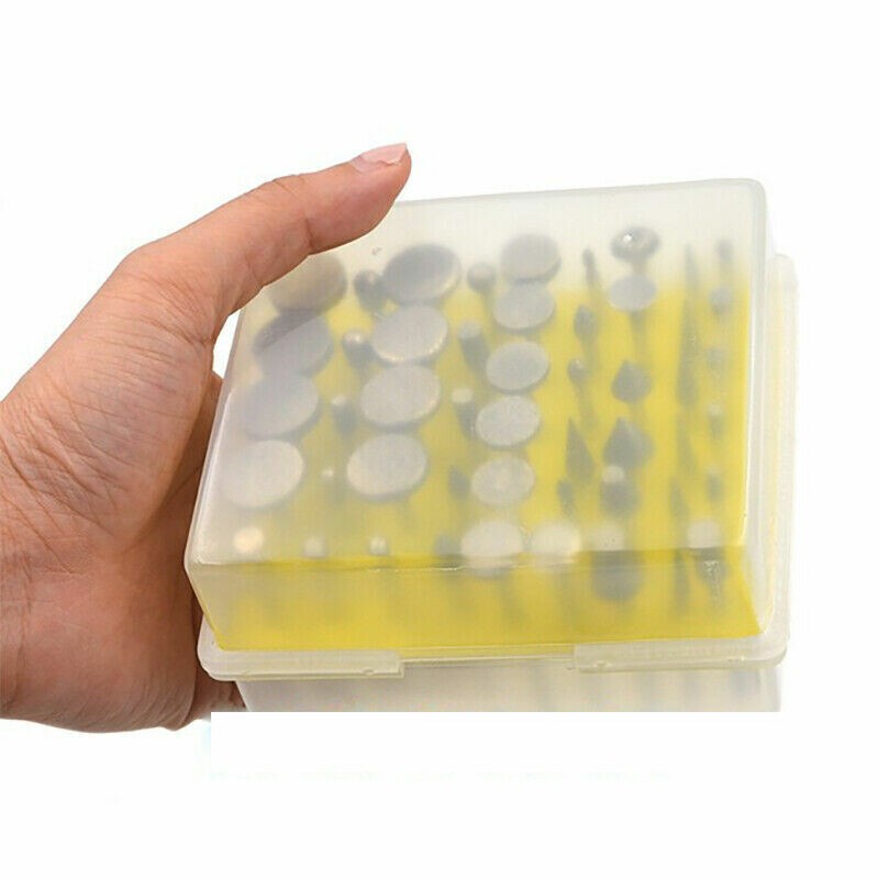 Diamond Coated Grinding Grinder Head Glass Burr Bits for Rotary Tools 50Pcs/Set