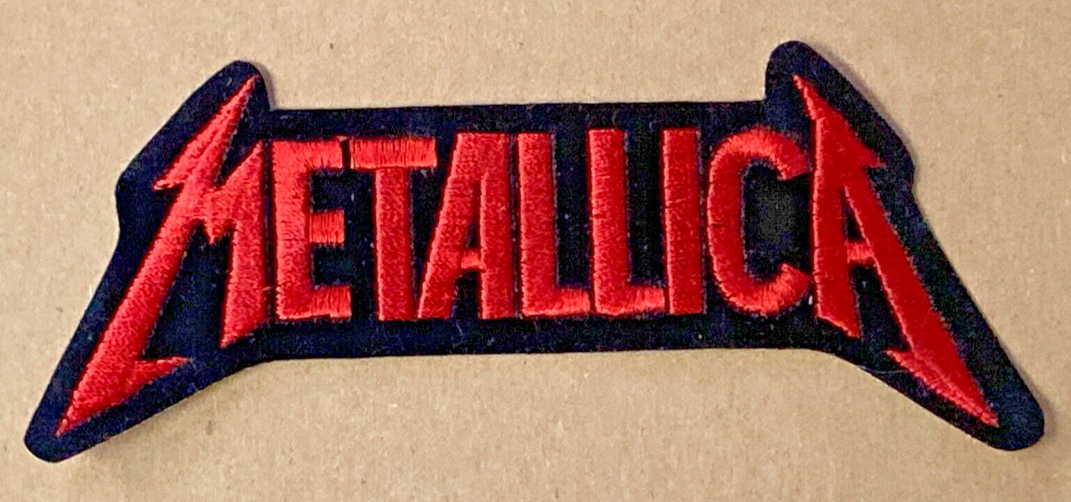 Metallica Red Logo ~ Embroidered Patch  ~ Iron On