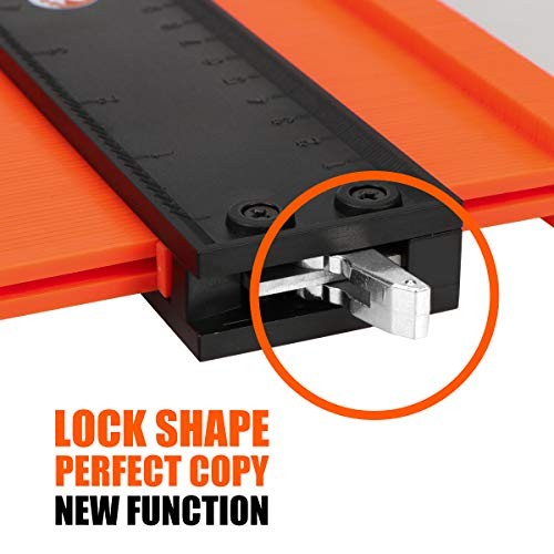 Contour Gauge Profile Tool- Adjustable Lock-Precisely Copy Irregular Shape