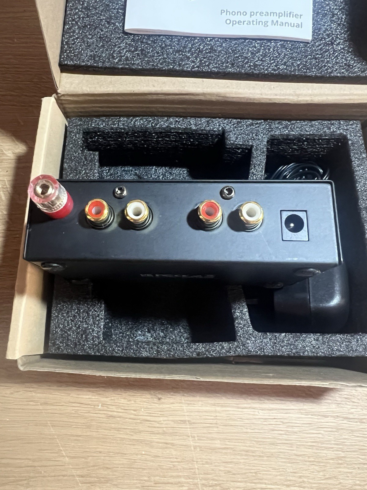 PROZOR Phono Preamp - Preamplifier for M/M Turntable RCA Input & RCA 3.5mm