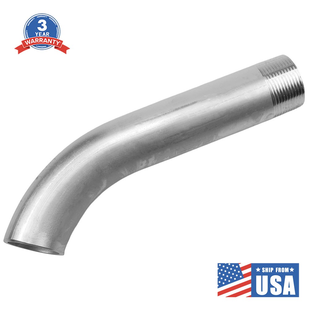 1.25" Curved Out Drain Fitting Replace A2510101 for Pitco for Anets Fryers Sinks