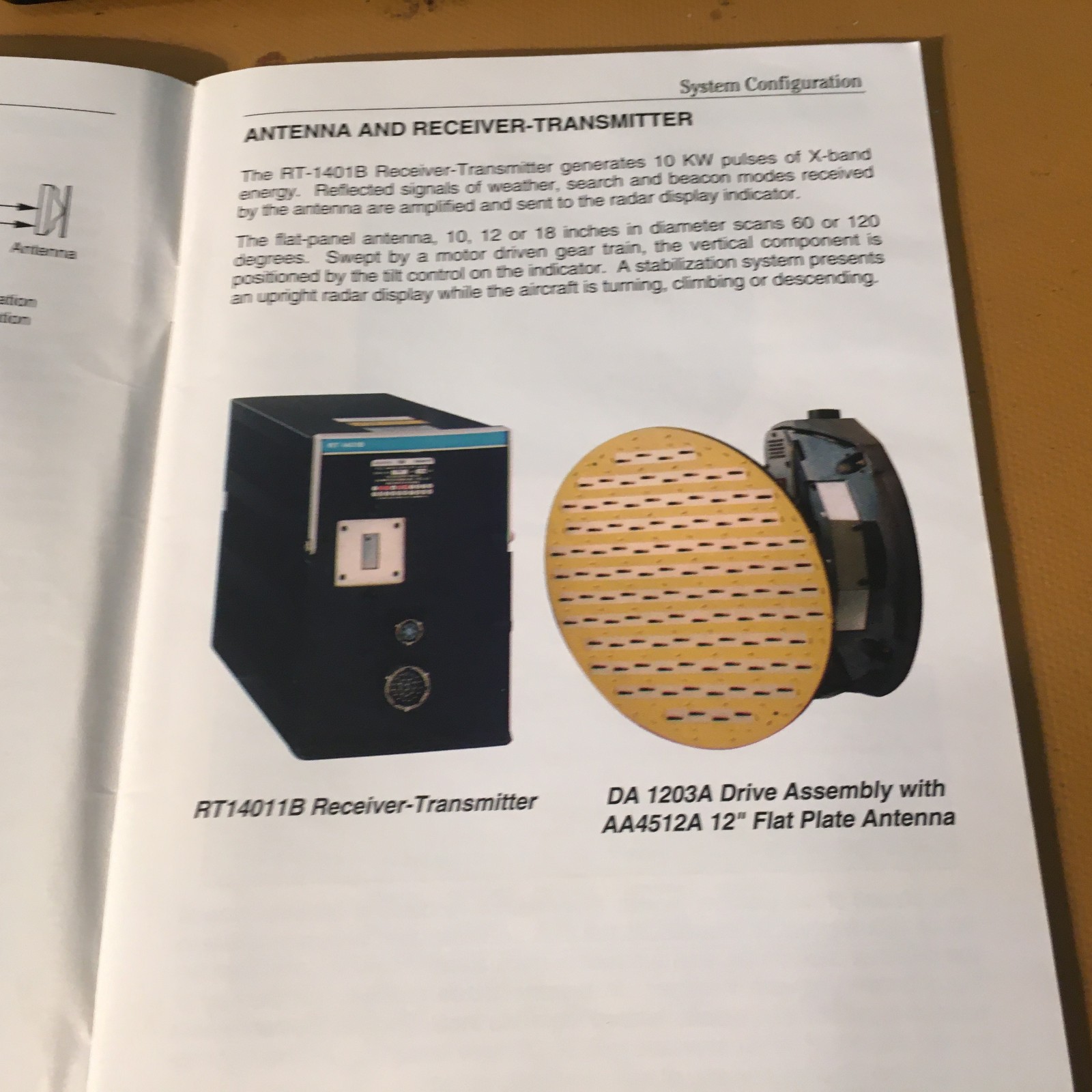 Bendix RDR-1400C Color Radar Pilot's Guide Manual