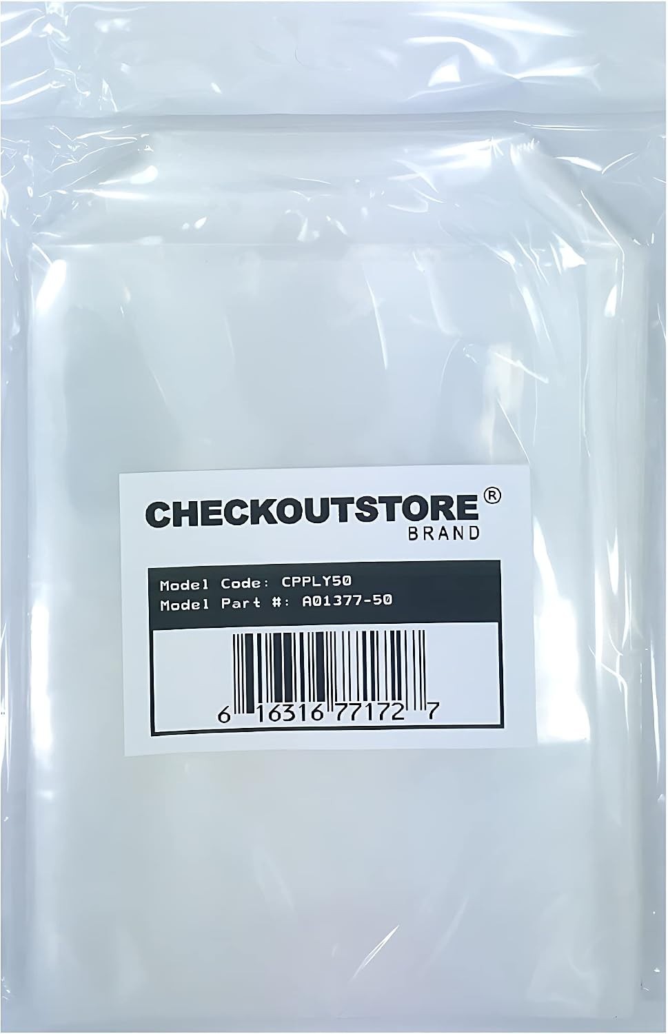 Versatile 100 Pack Clear Storage Pockets - Durable & Tuck-in Design for Crafts