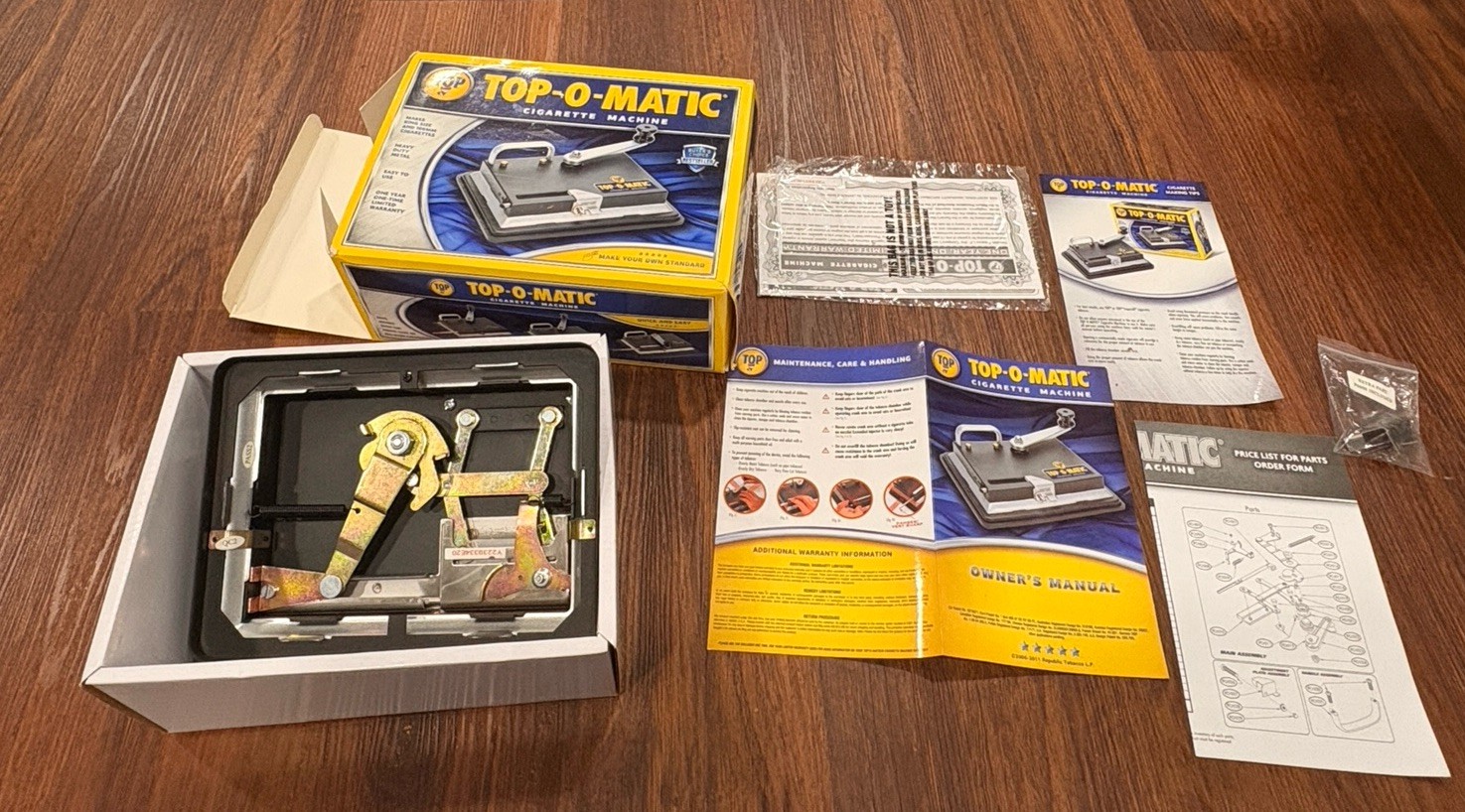 Top-O-Matic Cigarette Rolling Machine