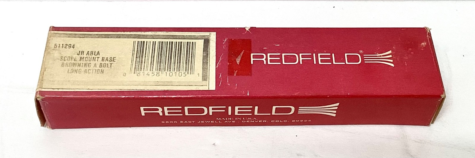 REDFIELD JR ABLA Scope Mount Base Browning A Bolt Long Action 511294