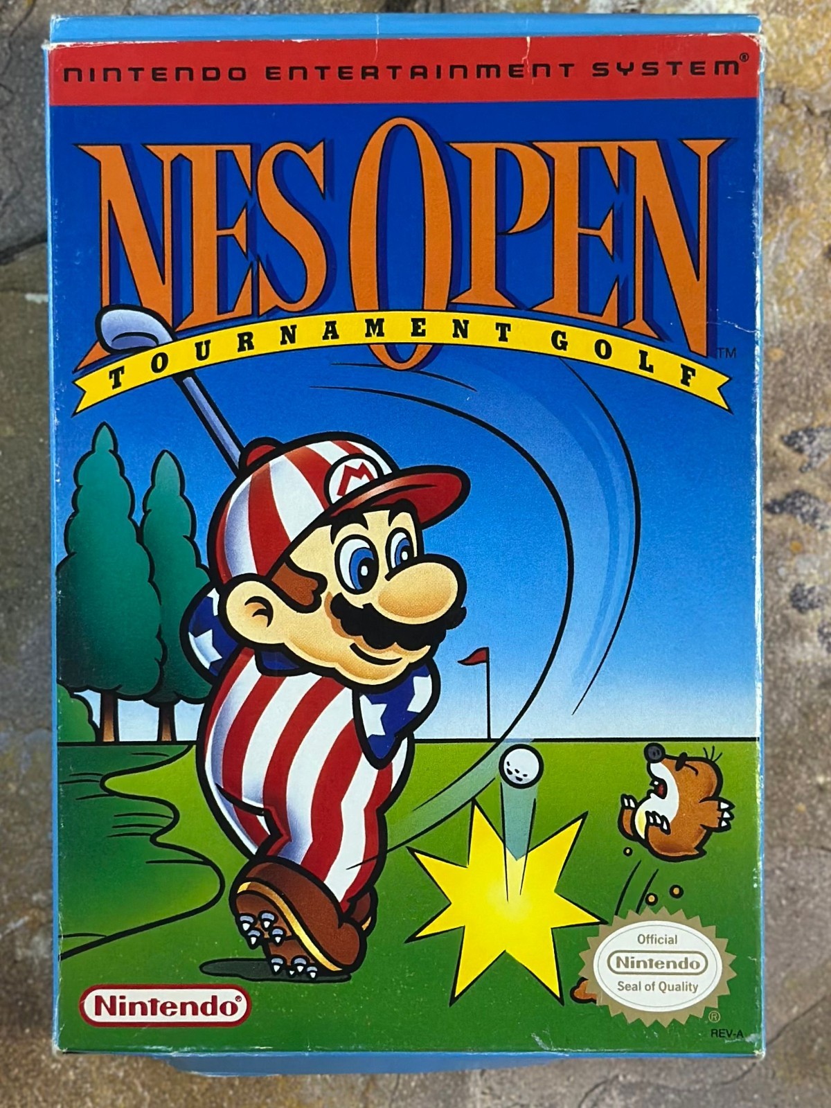 NES Open Tournament Golf Box - NES **EXCELLENT**