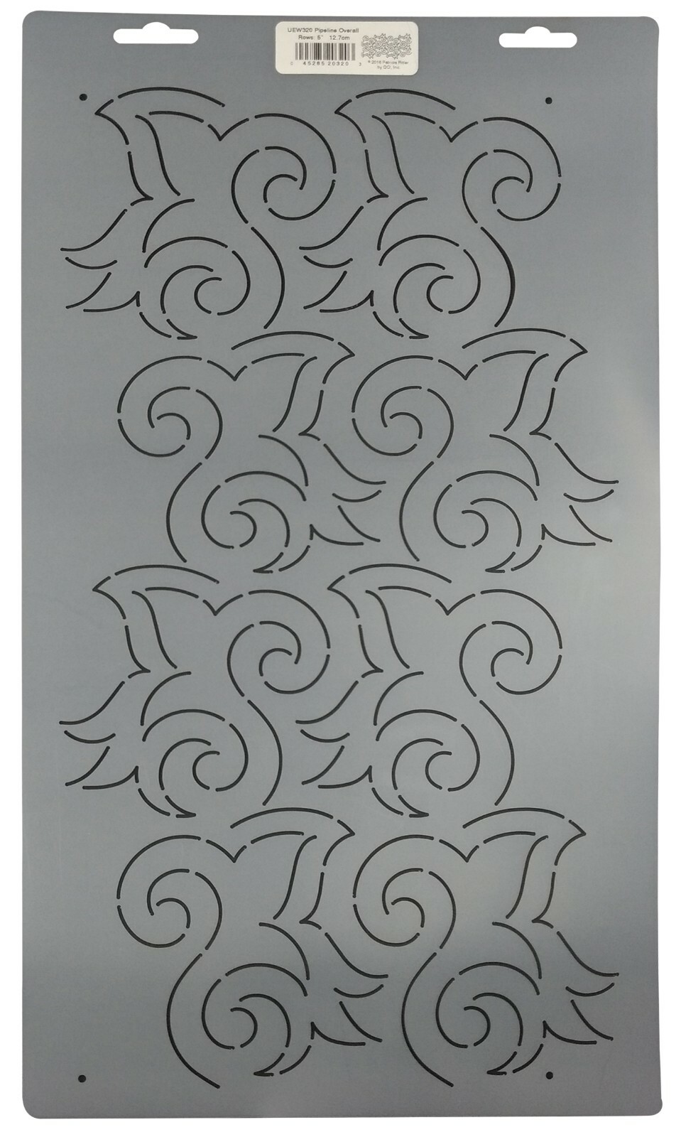 Quilting Stencils Leaf Swirl Quilt Pattern Wavy Leaves Background Stencil Design