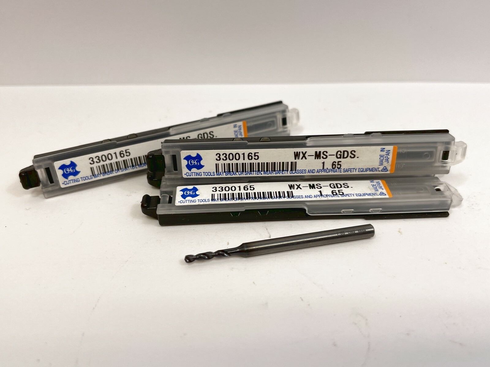 OSG 3300165 Micro Drill WX-MS-GDS 1.65 New 4pcs
