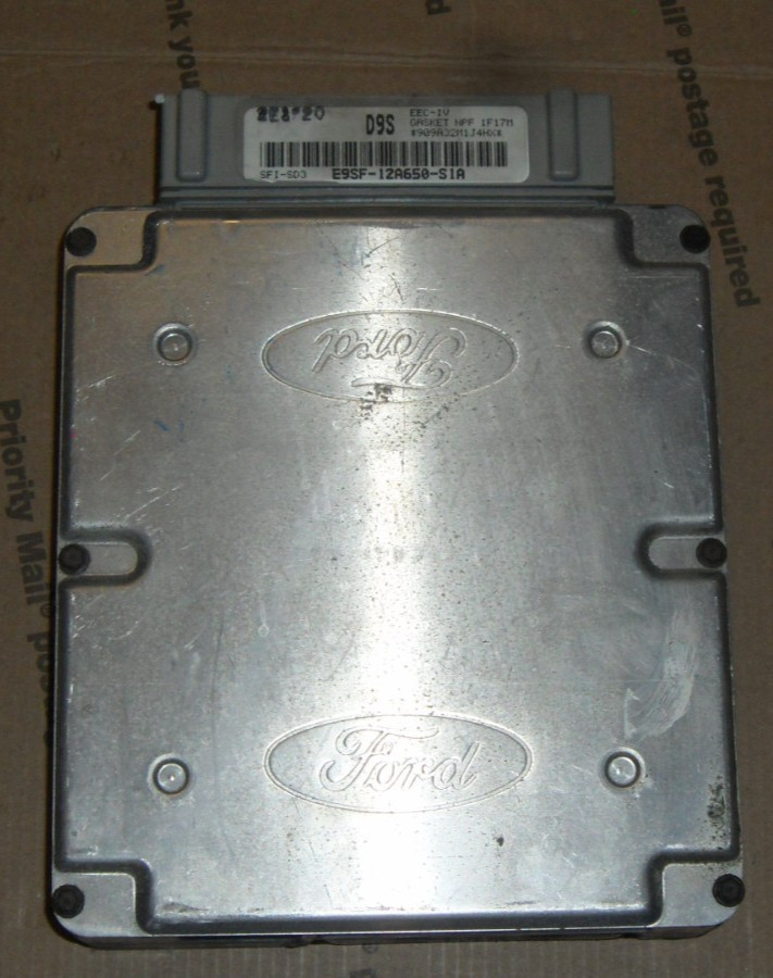 1988 1989 Lincoln Mack VII 302 V8 5.0L AOD OEM ECU Computer E9SF-12A650-S1А D9S